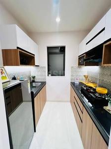 Kitchen Image of 850 Sq.ft 2 BHK Apartment / Flat for rent in Lodha Crown, Thane West Thane for Rs. 38000
