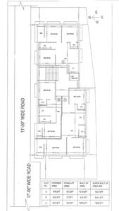 Floor Plan Image of 1352 Sq.ft 3 BHK Apartment / Flat for sale in Space Town, Haldirams Kolkata for Rs. 6500000