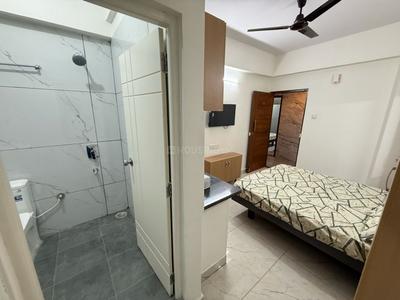 Bedroom Image of 450 Sq.ft 1 RK Apartment / Flat for rent in Marathahalli Bengaluru for Rs. 16000