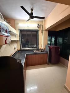 Kitchen Image of 910 Sq.ft 2 BHK Builder Floor for rent in Airoli Navi Mumbai for Rs. 36000