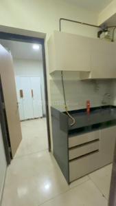Kitchen Image of 510 Sq.ft 1 BHK Apartment / Flat for rent in Lashkaria Pearl, Jogeshwari West Mumbai for Rs. 52000