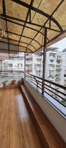 Balcony Image of 1242 Sq.ft 2 BHK Apartment / Flat for rent in Goyal Vishal Residency, Prahlad Nagar Ahmedabad for Rs. 35000