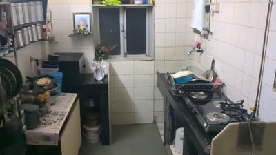 Kitchen Image of 570 Sq.ft 1 BHK Apartment / Flat for rent in Borivali West Mumbai for Rs. 35000