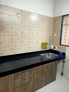 Kitchen Image of 680 Sq.ft 1 BHK Apartment / Flat for rent in GK Silverland Residency Phase 1, Ravet Pune for Rs. 18500