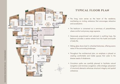 Image of 1800 Sq.ft 4 BHK Apartment / Flat for sale in Meridien Cmr Legacy Apartment, Gangapur, Nashik for Rs. 13500000