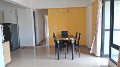 Living Room Image of 1790 Sq.ft 3 BHK Apartment / Flat for rent in Sarjan Setu Vertica, Gota Ahmedabad for Rs. 30111