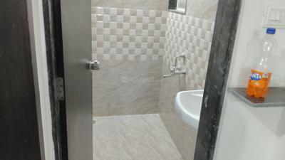 Bathroom Image of 500 Sq.ft 1 BHK Apartment / Flat for rent in Krishna Lake Town, Lohegaon Pune for Rs. 12000