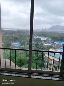 Balcony Image of 920 Sq.ft 1 BHK Apartment / Flat for rent in Vedant Sumeet Elite, Thane West Thane for Rs. 24000