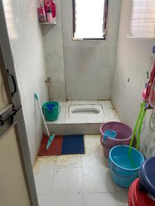 Bathroom Image of 400 Sq.ft 1 RK Apartment / Flat for rent in Pimple Gurav Pune for Rs. 10500