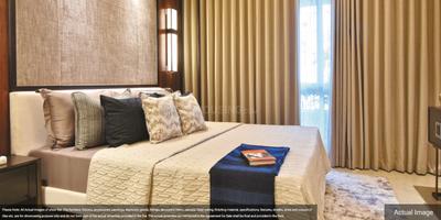 Bedroom Image of 750 Sq.ft 2 BHK Apartment / Flat for sale in Dosti Heron, Thane West Thane for Rs. 9800000
