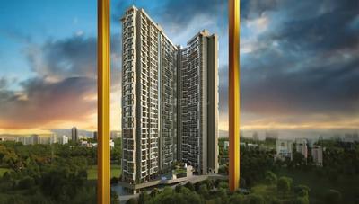 Image of 715 Sq.ft 1 BHK Apartment / Flat for sale in Gajra Bhoomi Castle Phase I, Daighar Gaon, Thane for Rs. 4650000