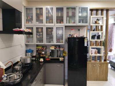 Kitchen Image of 1584 Sq.ft 3 BHK Apartment / Flat for sale in Bhat Ahmedabad for Rs. 8500000