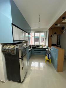 Kitchen Image of 1404 Sq.ft 2 BHK Penthouse for sale in Devyug Shanti Pujya Homes, Chandlodia Ahmedabad for Rs. 12000000