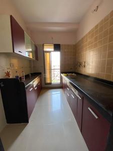 Kitchen Image of 1045 Sq.ft 2 BHK Apartment / Flat for rent in Agarwal Doshi Complex, Vasai West Vasai for Rs. 24000