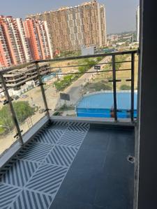 Balcony Image of 1200 Sq.ft 3 BHK Apartment / Flat for rent in T Homes Phase 1, Siddharth Vihar Ghaziabad for Rs. 38000