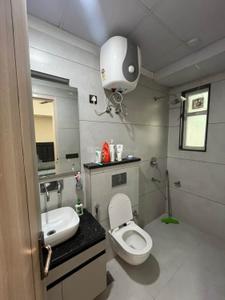 Bathroom Image of 757 Sq.ft 1 BHK Apartment / Flat for rent in Indraprasth Gulmohar, Vastrapur Ahmedabad for Rs. 15000