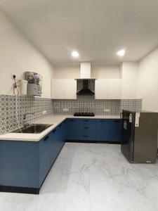 Kitchen Image of 1800 Sq.ft 3 BHK Builder Floor for rent in Saket New Delhi for Rs. 55000