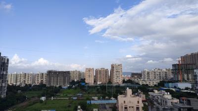 Balcony Image of 650 Sq.ft 1 BHK Apartment / Flat for rent in Mantra Essence, Undri Pune for Rs. 18500