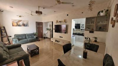 Hall Image of 1100 Sq.ft 3 BHK Apartment / Flat for rent in VTP Leonara H Building, Mahalunge Pune for Rs. 42000
