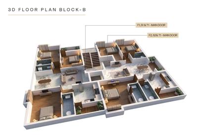 Image of 1415 Sq.ft 3 BHK Apartment / Flat for sale in Chitlapakkam, Chennai for Rs. 12239750