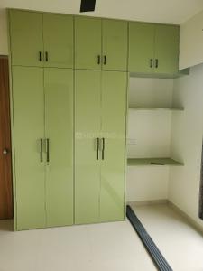 Bedroom Image of 1200 Sq.ft 3 BHK Apartment / Flat for rent in Shree Sharanam Sky, Sargasan Gandhinagar for Rs. 29000