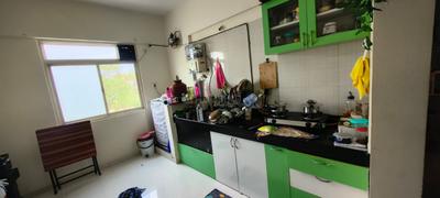 Kitchen Image of 683 Sq.ft 1 BHK Apartment / Flat for sale in Nyati Elan, Wagholi Pune for Rs. 4500000