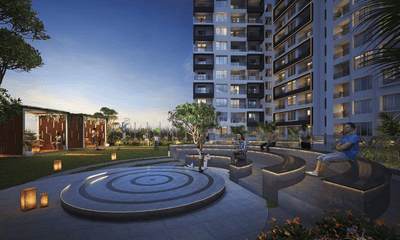 Image of 992 Sq.ft 2 BHK Apartment / Flat for sale in JN Adi Amma Insperia, Rahatani, Pune for Rs. 6800000