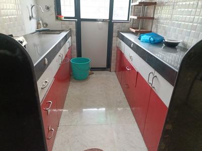 Kitchen Image of 800 Sq.ft 2 BHK Apartment / Flat for sale in Royal Palms Garden View, Goregaon East Mumbai for Rs. 8500000