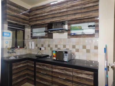 Kitchen Image of 1588 Sq.ft 3 BHK Apartment / Flat for rent in Purba Barisha Kolkata for Rs. 40000