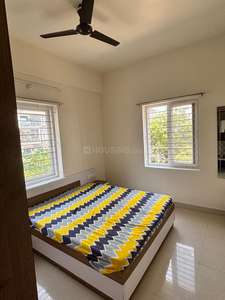 Bedroom Image of 1500 Sq.ft 3 BHK Apartment / Flat for rent in Manju Infra, Kondapur Hyderabad for Rs. 47000