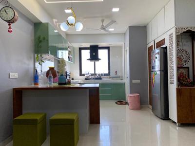 Kitchen Image of 1200 Sq.ft 2 BHK Apartment / Flat for sale in Unique Aashiyana, Gota Ahmedabad for Rs. 7500000
