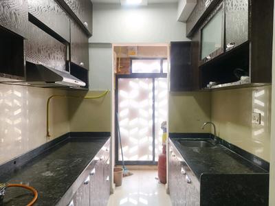 Kitchen Image of 750 Sq.ft 2.5 BHK Apartment / Flat for rent in Lodha Palava Downtown, Palava Phase 2 Thane for Rs. 25500