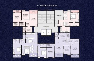 Image of 1586 Sq.ft 3 BHK Apartment / Flat for sale in Nyati Era, Lohegaon, Pune for Rs. 13000000