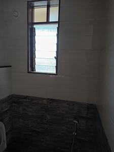 Bathroom Image of 790 Sq.ft 1 BHK Apartment / Flat for rent in National Trinity Paradise Phase 1, Shilphata Thane for Rs. 13500