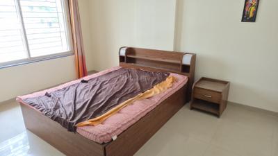 Bedroom Image of 1021 Sq.ft 2 BHK Apartment / Flat for rent in Solitaire Paradise, Wakad Pune for Rs. 28000
