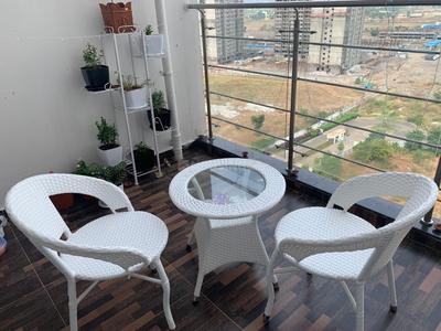 Balcony Image of 900 Sq.ft 2 BHK Apartment / Flat for rent in Kolte Patil Life Republic R4, Nerhe Pune for Rs. 31000