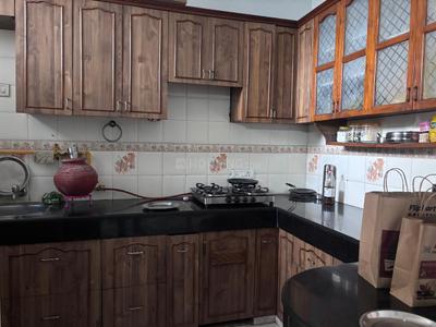 Kitchen Image of 1000 Sq.ft 1 BHK Builder Floor for rent in Sector 16 Faridabad for Rs. 18000