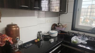 Kitchen Image of 450 Sq.ft 1 BHK Apartment / Flat for sale in Meera Bellezza of Shanti Sadan, Mulund East Mumbai for Rs. 9900000