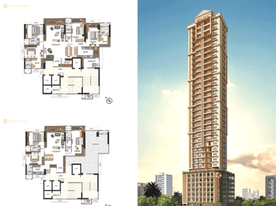 Image of 2400 Sq.ft 4 BHK Apartment / Flat for sale in Matunga East, Mumbai for Rs. 168000000