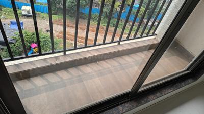 Balcony Image of 1050 Sq.ft 2 BHK Apartment / Flat for rent in National Trinity Paradise Phase 1, Shilphata Thane for Rs. 17500