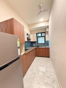 Kitchen Image of 904 Sq.ft 2 BHK Builder Floor for rent in Rajouri Garden New Delhi for Rs. 37000