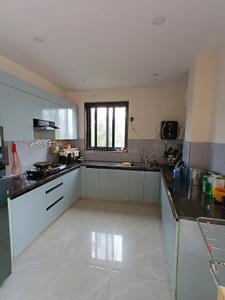 Kitchen Image of 1200 Sq.ft 2 BHK Builder Floor for rent in Sector 122 Noida for Rs. 26000