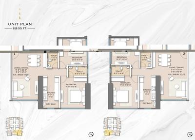 Image of 925 Sq.ft 2 BHK Apartment / Flat for sale in Dadar West, Mumbai for Rs. 35900000