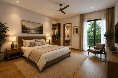 Bedroom Image of 1500 Sq.ft 3 BHK Independent House for sale in Amalanagar Thrissur for Rs. 8600000