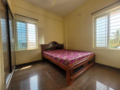 Bedroom Image of 1000 Sq.ft 1 BHK Builder Floor for rent in Bilekahalli Bengaluru for Rs. 18000