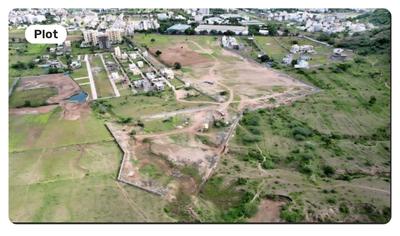 Image of 1200 Sq.ft Residential Plot / Land for sale in Vishal Nivaan Meadows Phase 3, Kesnand, Pune for Rs. 9600000