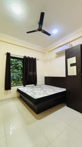Bedroom Image of 450 Sq.ft 1 BHK Builder Floor for rent in Mahalakshmi Nagar Indore for Rs. 13500