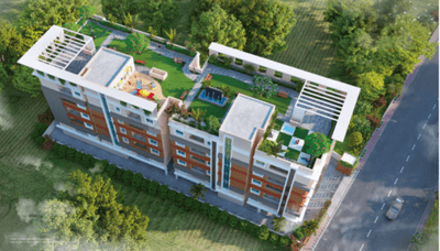 Image of 1600 Sq.ft 3 BHK Apartment / Flat for sale in Ghatikia, Bhubaneswar for Rs. 9600000