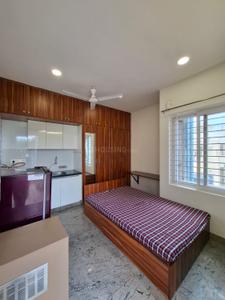 Bedroom Image of 250 Sq.ft 1 RK Builder Floor for rent in Indira Nagar Bengaluru for Rs. 20000
