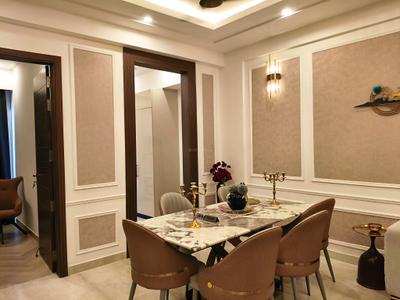 Dining Area Image of 1600 Sq.ft 3 BHK Builder Floor for rent in Trehan Luxury Floors 71, Sector 71 Gurgaon for Rs. 45500
